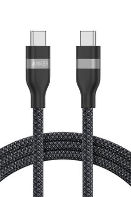 Anker Cable High Durability Compatible with USB PD MacBook Pro iPhone 15 Galaxy iPad MacBook Various Black USB-C & USB-C (1.8m, 240W, Nylon) Pro/Air