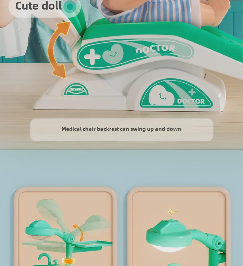 Children's Doctor and Nurse Play Set - Role Play Medical Kit for Kids
