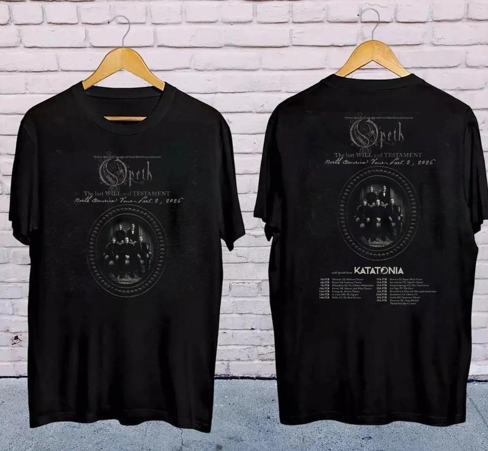 Opeth The Last Will And Testament North American Tour 2026 T-Shirt S