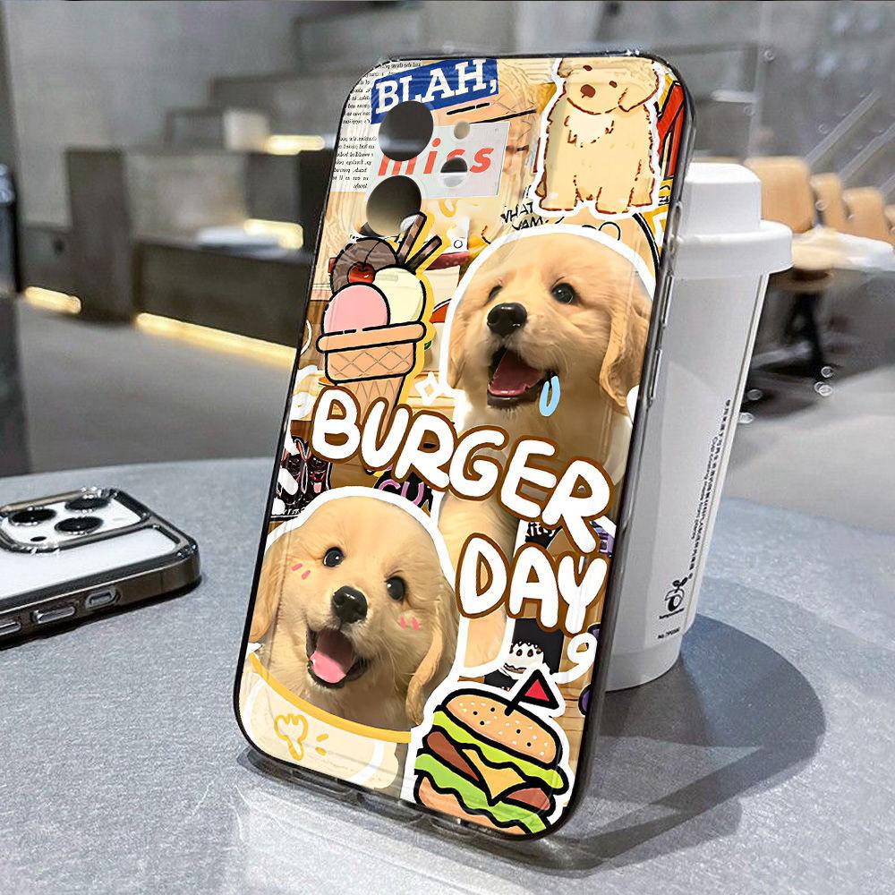 Hamburg Dog Is Suitable for iPhone17promax Mobile Phone Case Apple 16 Transparent 14/13 Fine Hole 15 Generation