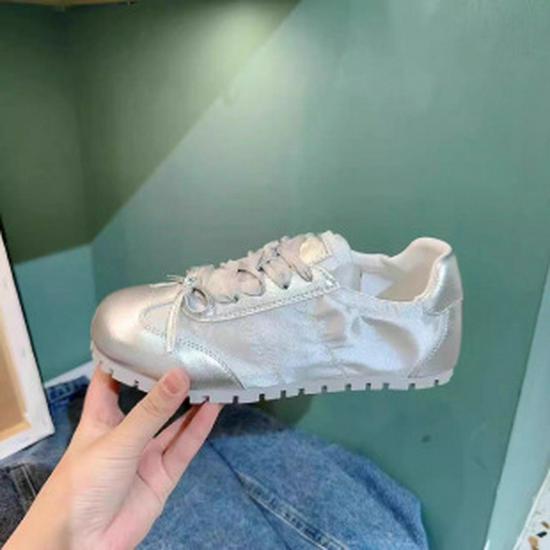 2024 Lente/Zomer Dames Roze Strik Zachte Zool Flats - Veelzijdige Casual Ballerina's