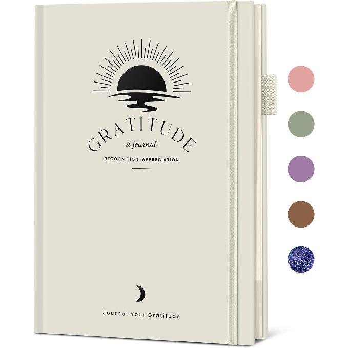 Gratitude Journal for Women & Men, Gratitude Journal, Daily Manifestation Mindfulness Journal with Prompts for More Happiness, Positivity,