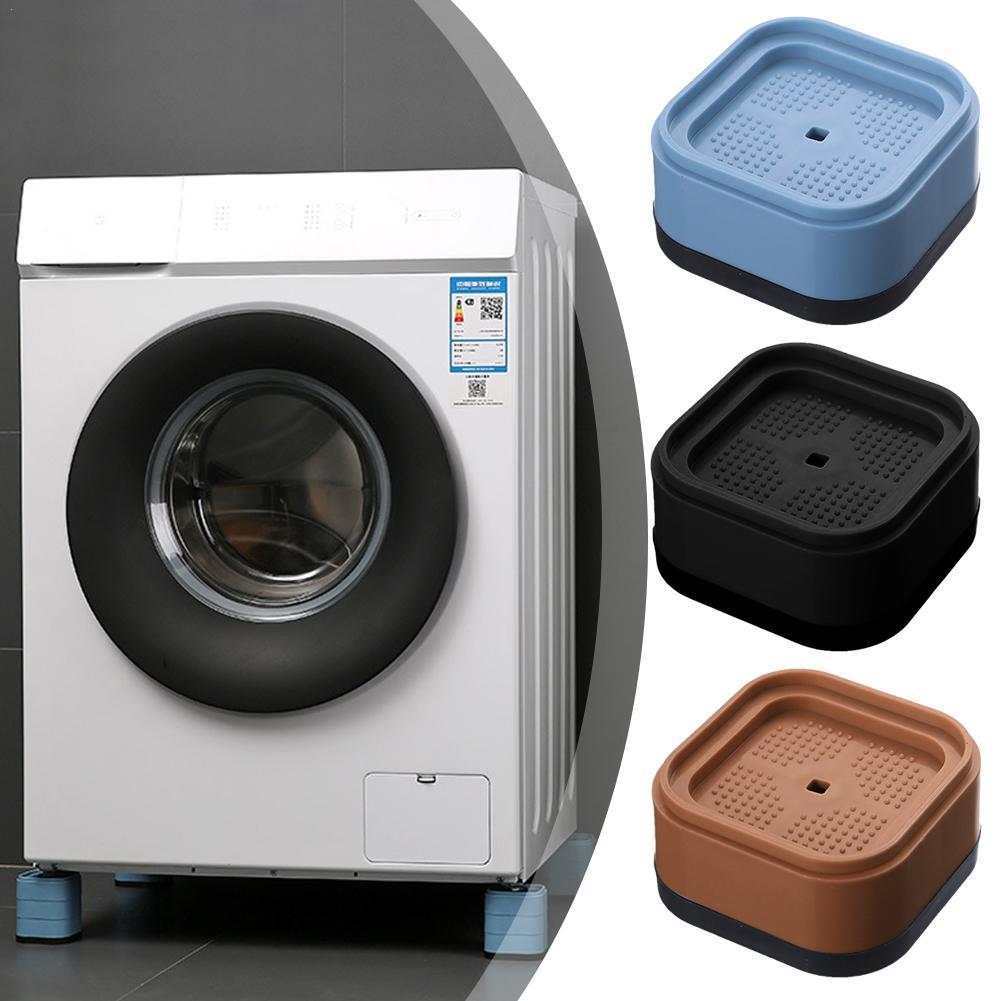 4pcs Washing Machine Foot Pad Heightened Anti-embroidery Refrigerator Furniture Foot Pad Household Shockproof Anti-skid Tool