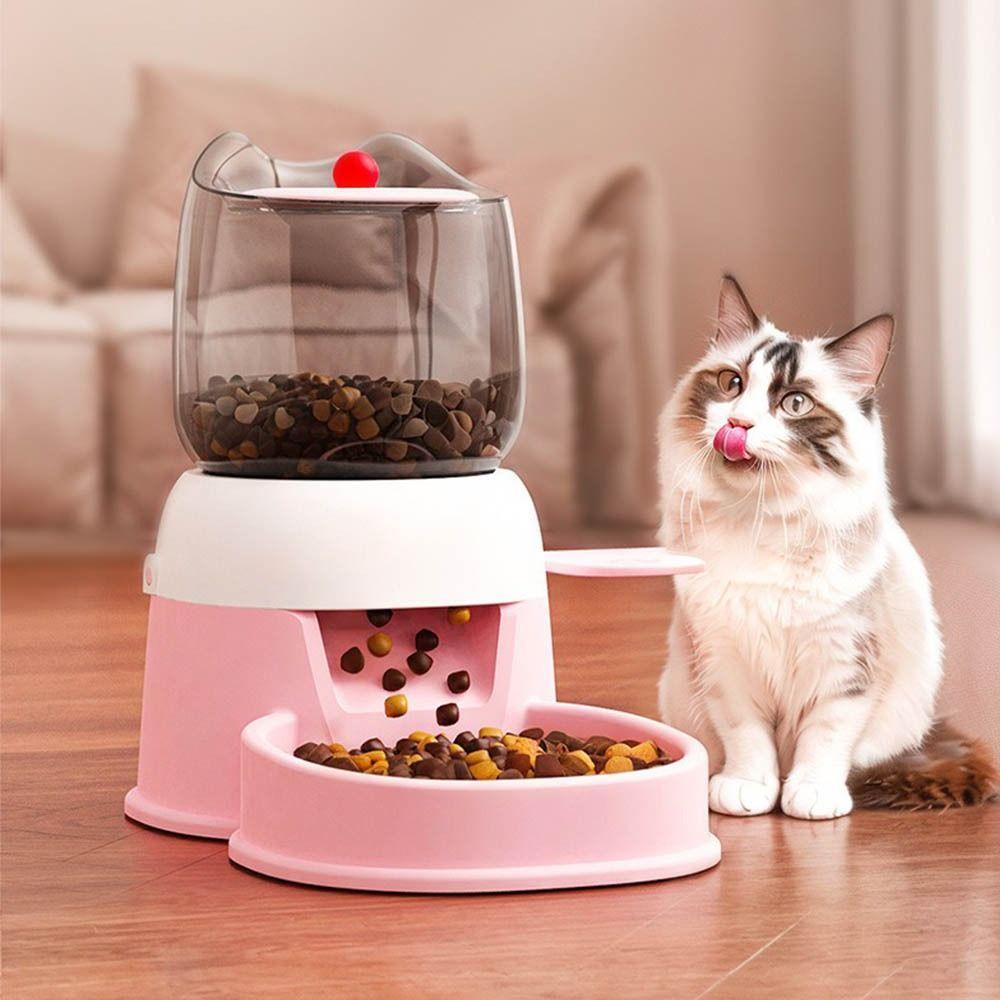 

Detachable Automatic Pet Feeder Large Capacity Dog Food Dispenser Kitten/Puppy/Bunny зелений