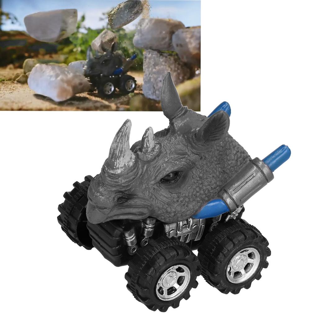 Educational Simulation Animal Model Pull Back Car Toy Four Wheel Drive Vehicles Toy for Kids
