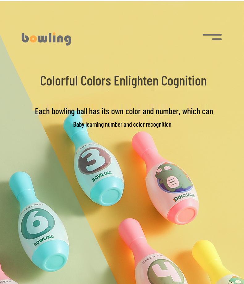 Kids' Bowling Set: Indoor & Outdoor Game for Educational and Parent-Child Fun