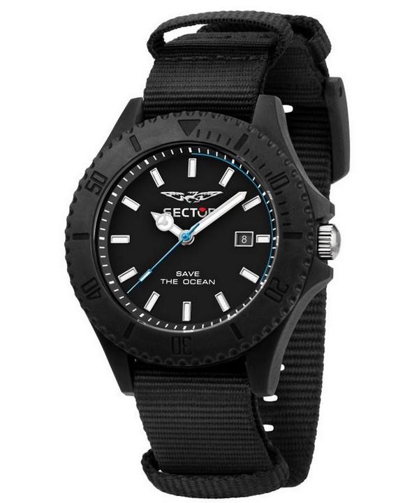 

Sector Save The Ocean Черный Матовый Циферблат Кварцевые R3251539002 Мужские Часы чёрный