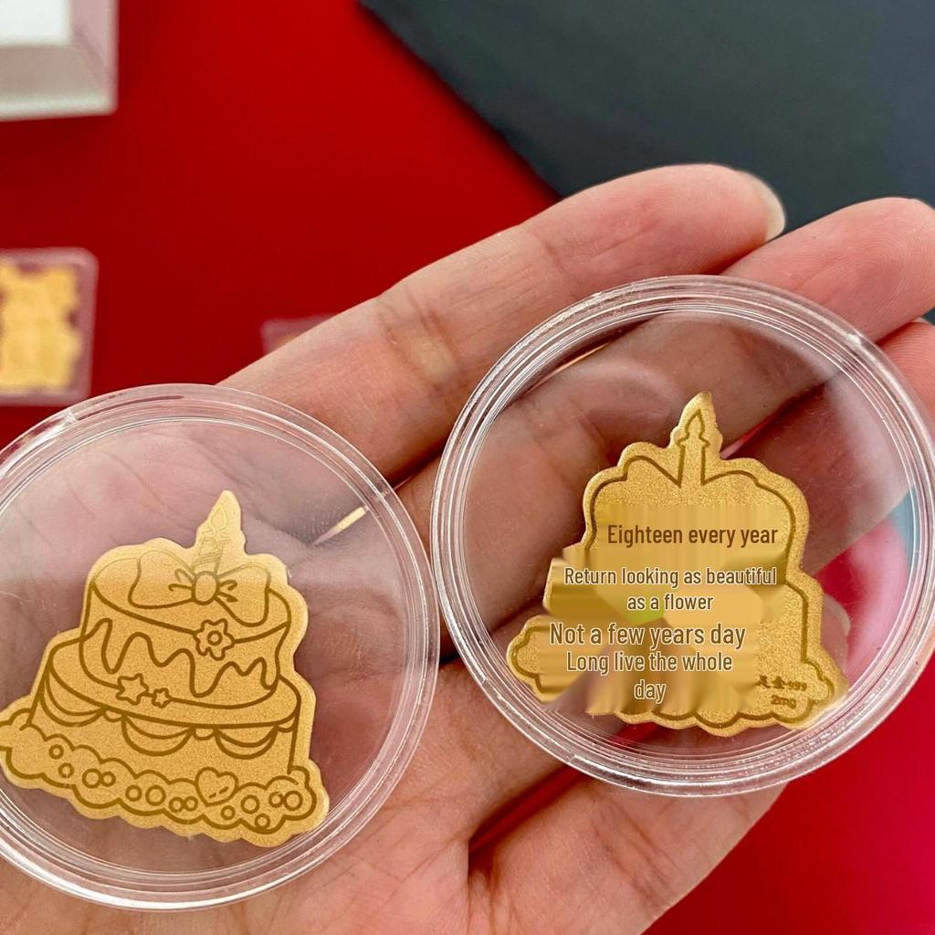 Pure Gold 999 Beckoning Cat Phone Sticker - 2mg Gold Foil with Adhesive Back, Attract Wealth & Luck