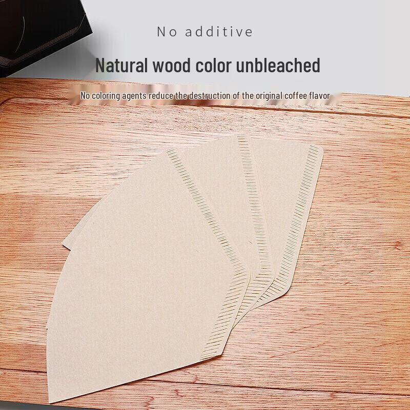 Mongdio Unbleached Virgin Wood Pulp Coffee Filter Papers