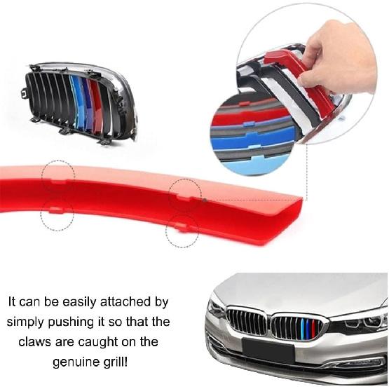 Automotive Grille erts for BMW 5 Series Sedan G30 G31 G38 2017- 520i 530i 540i 550i (Fit Only 9 Beam),Front Grill Accessories