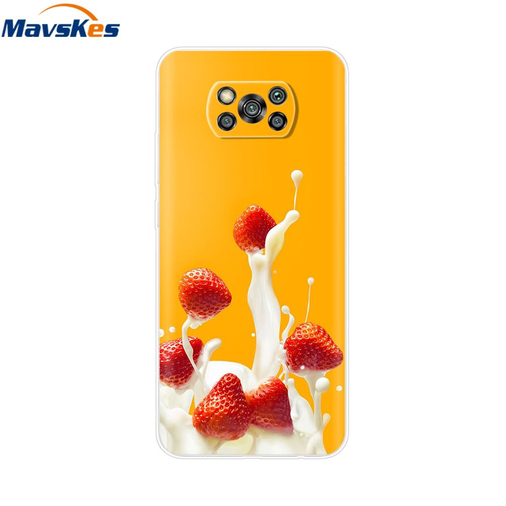 Pour Xiaomi POCO X3 Coque Pour Poco X3 Pro NFC Silicone Souple Arrière Pour Poco X3 POCOX3 X 3 NFC 6.67'' Fundas Coques Coque Pare-chocs