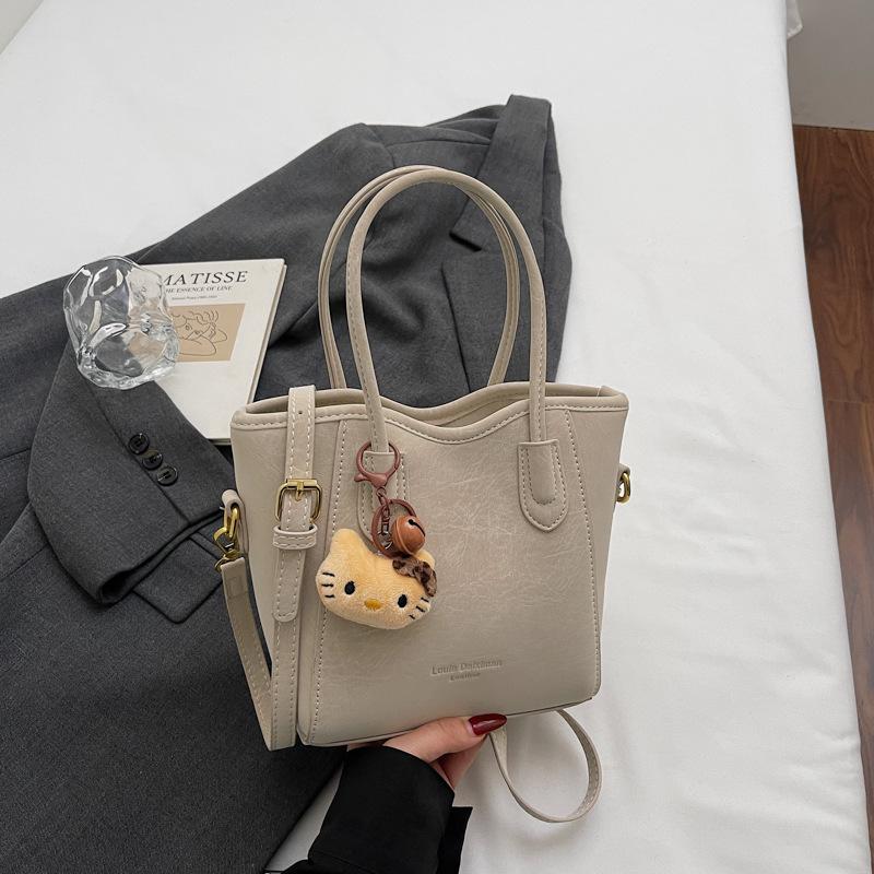 Handbag Bag Women's Winter Fashion Retro Shoulder Bag Commuter Messenger Bag Simple Bucket Bag