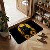 Tappetino per porta Schnauzer Tappeto per ingresso Corridoio Tappeto decorativo per interni ed esterni Fibra di cocco texturizzata Resistente Antiscivolo Ingresso casa Animali domestici