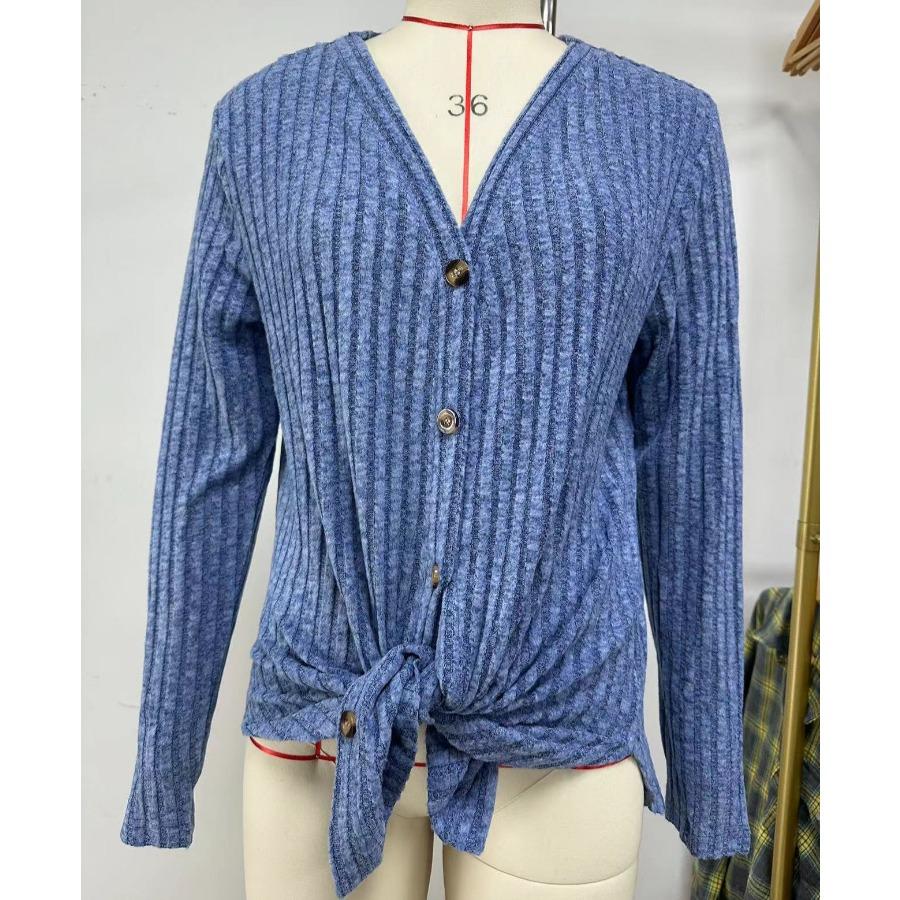 Женский осенний свитер — фото 9