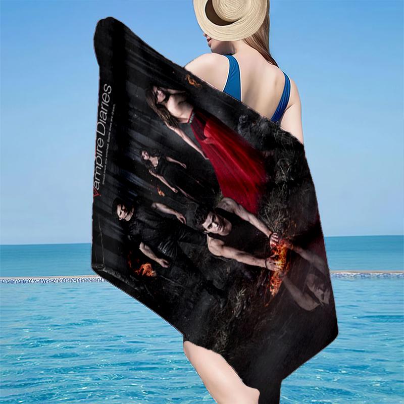 Vampire movies Beach Towel, Super Soft Microfiber, Gift for Her/Him, Birthday, for Pool, Beach, Travel, Home Decor Fan gifts