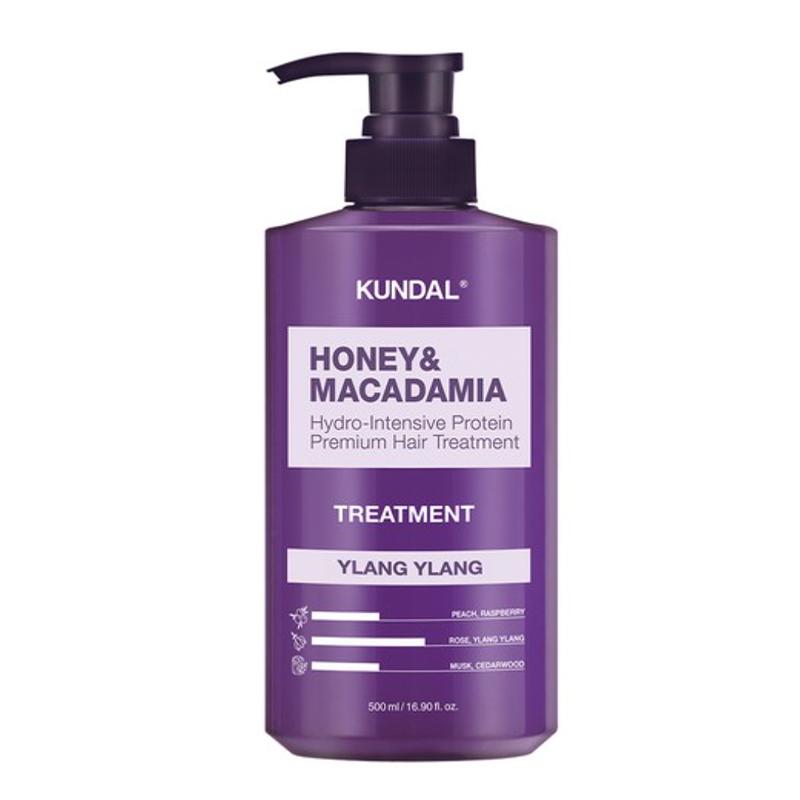 KUNDAL Honey & Macadamia Hair Treatment 500ml (Baby Powder / Ylang Ylang / White Musk)