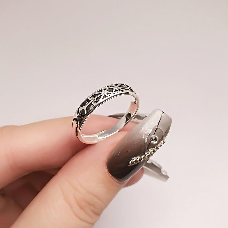 

Black Knight Ring Personality Trend Welfare Products Opening Adjustable Unisex Holiday Gifts