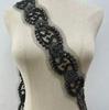 RM-800 Handmade Rhinestone Beaded Lace Trim Applique Sequin Beaded Trim for Bridal Beaded Trimming