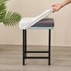 Solid Color Square Stool Chair Cover Counter Durable Saddle Stool Slipcover Dust-Proof Seat Protection Case For El Home