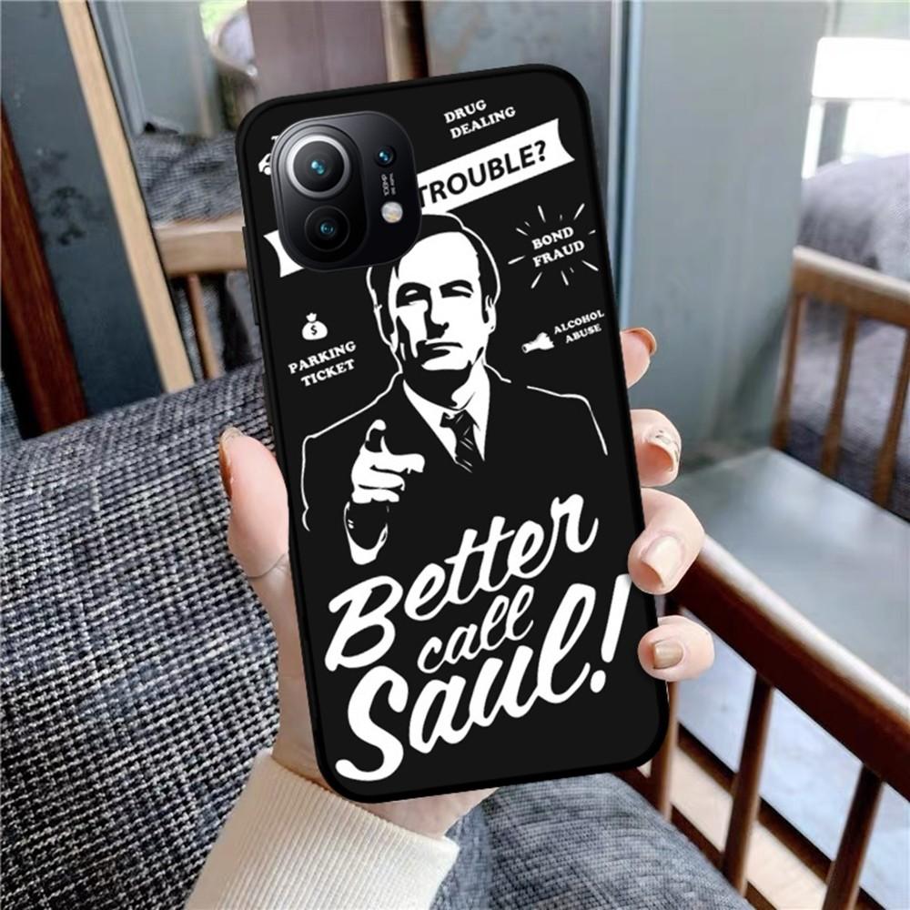 Better Call Saul Phone Case For Xiaomi Mi 5X 8 9 10 11 12 Lite Pro 10T PocoX3pro PocoM3 Note 10 Pro Lite