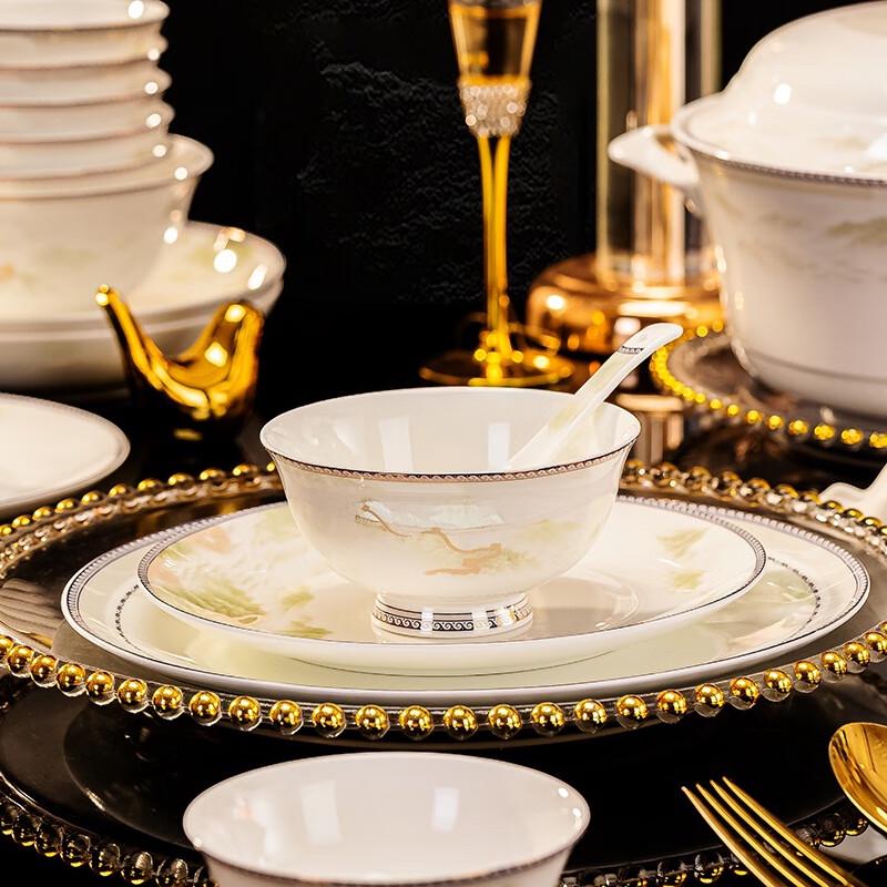 Jingdezhen Bone China Dinnerware Set - 36-Piece