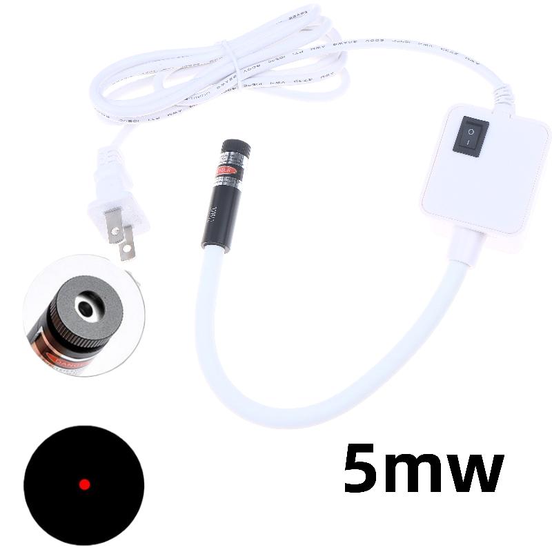1Pcs Red Night Lamp Eu/Us Plug Laser Infrared Sewing Machine Position Light Magnetic Mounted For Factory Drills Lathes