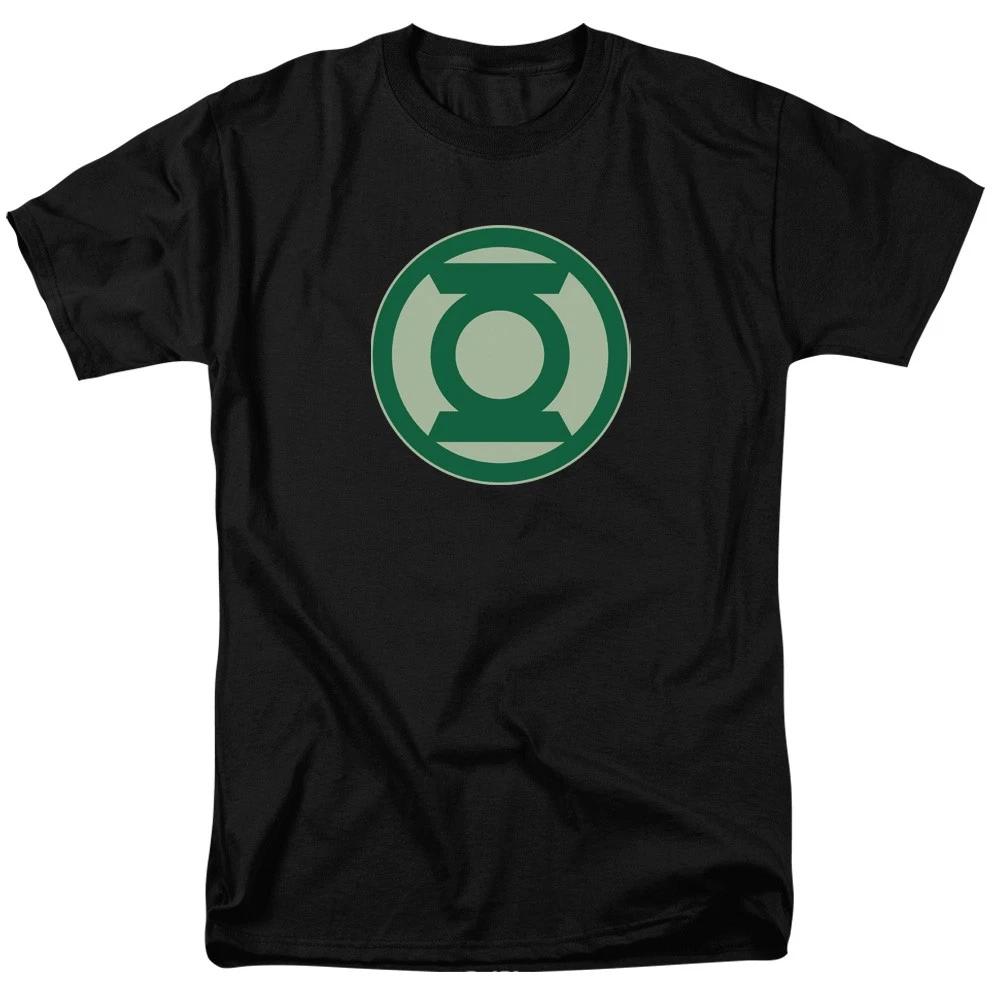 DC Comics - Green Lantern - Green Symbol - Adult Unisex T-Shirt - Black S