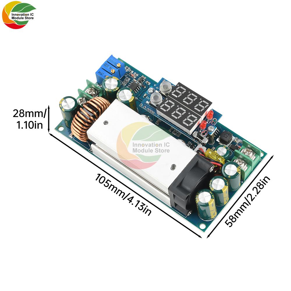 DC 10-75V 20A Adjustable Buck Module MPPT Solar Charging Constant Voltage Constant Current Charging Module With Display