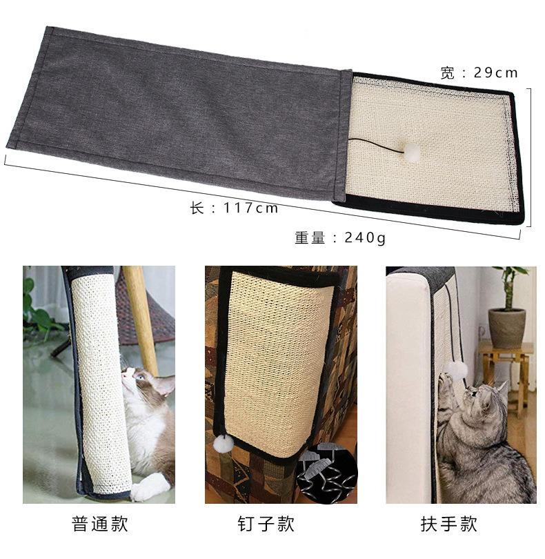 Cat Crawling Toys Cat Claw Sharpener Sisal Sofa Angle Protection Vertical Folding Sofa Corner Can Nail Cage Wall Pet Supplies