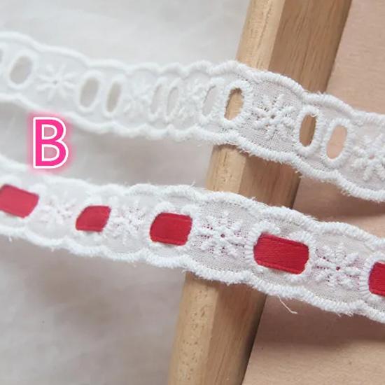 

4 метра/лот шириной 1,7 см/2 см может пройти ленточное кружево( Не включайте ленту )Хлопковая ткань вышитое кружево свадебный материал своими руками 2cm wide