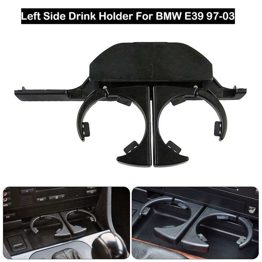 Console Front Retractable Drink Cup Holder For BMW E39 525 528 530 540 M5 LHD