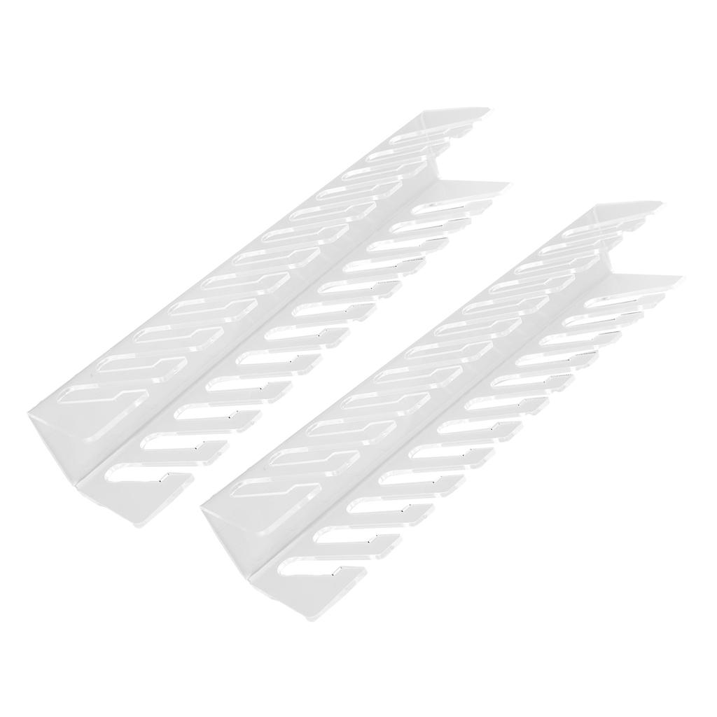 2 Pack Hat Organizer for Baseball Caps Wall Mounted Hooks Strong Adhesive Rack 24 Hats Capacity Multilayer Storage