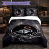 Biancheria da letto a tema Swansea City Set 3 Pezzi Copripiumino Biancheria da letto Decorativa Per Stanza Adolescenti Decorazione Casa