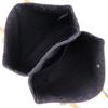 Hermes Amedaba Hippo De Poche Shoulder Bag Black Canvas Women Used