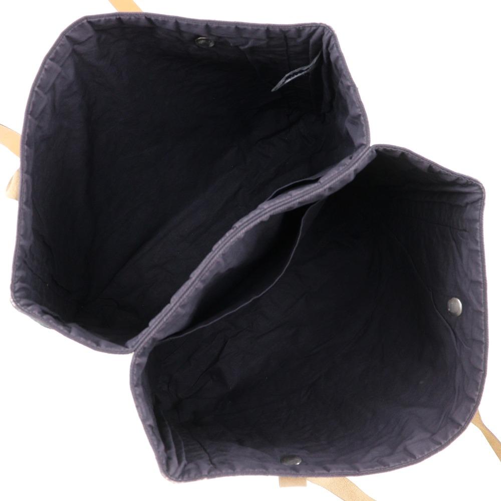 Hermes Amedaba Hippo De Poche Shoulder Bag Black Canvas Women Used