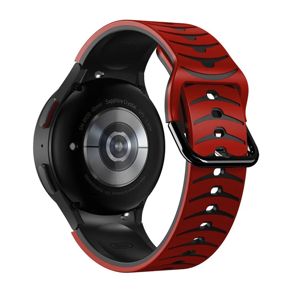 No Gaps For Samsung Galaxy Watch 4/5/6 44mm 40mm Band 4/6Classic 47 46 43mm Silicone Correa Bracelet For Galaxy 5 Pro 45mm Strap