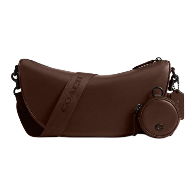 

Coach Hall 29 Solid Color Zipper Crossbody Bag Large Unisex Bags Maple-Brown CY754-MPL Basic Set (Bag+Dust Bag)
