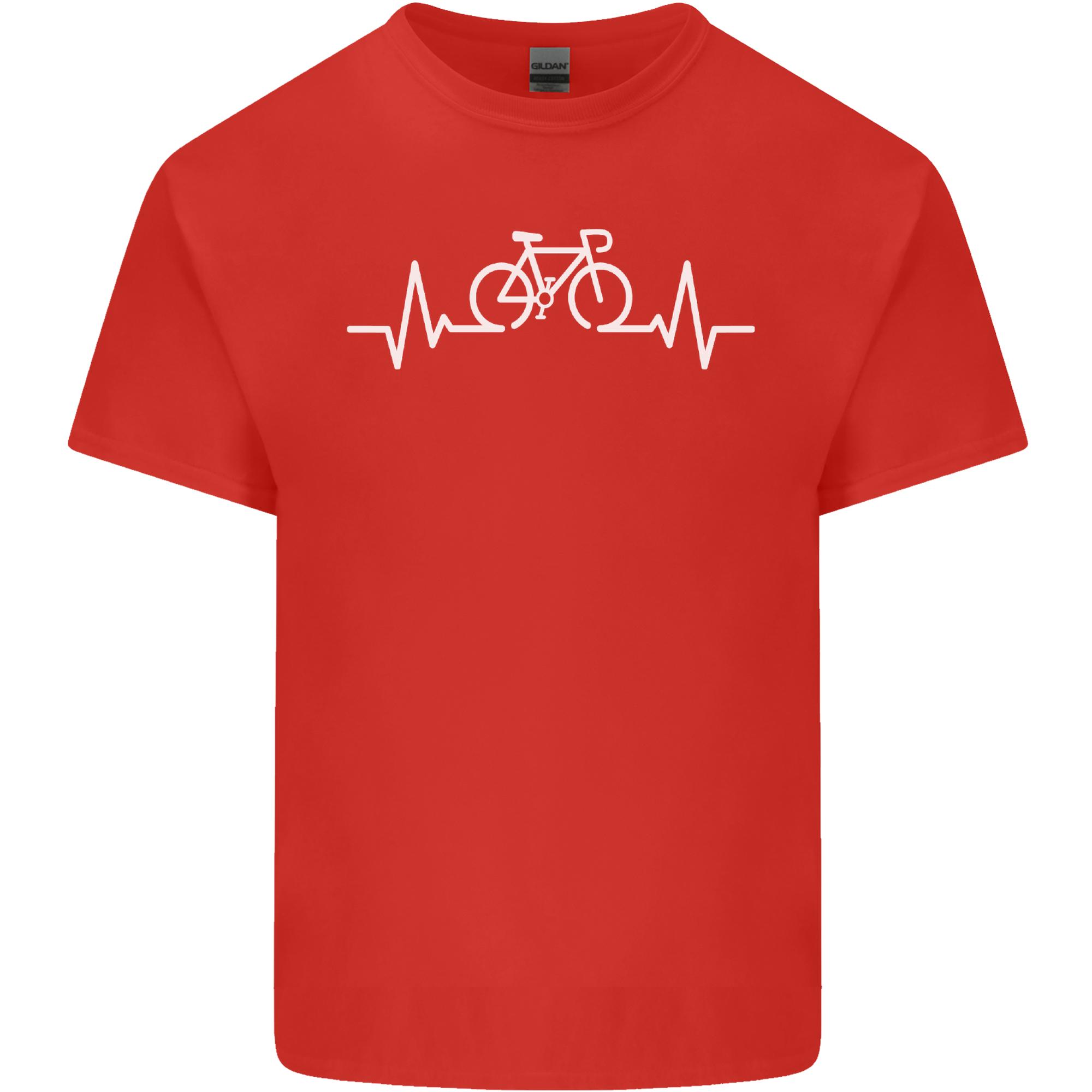 Bicycle Pulse Cycling Cyclist Bike MTB Unisexs Light Cotton TShirt S