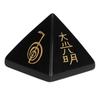 Pyramid Energy Generator Attract Wealth Prosperity Release Negativity Crystal Pyramid for Office