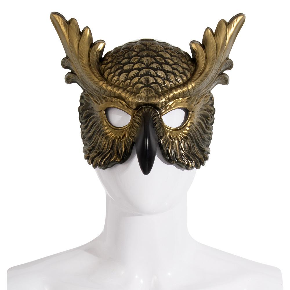 New Halloween Owl Mask Carnival Props Owl Mask Festival Cosplay Po Props Atmosphere Dance Party Dress Up