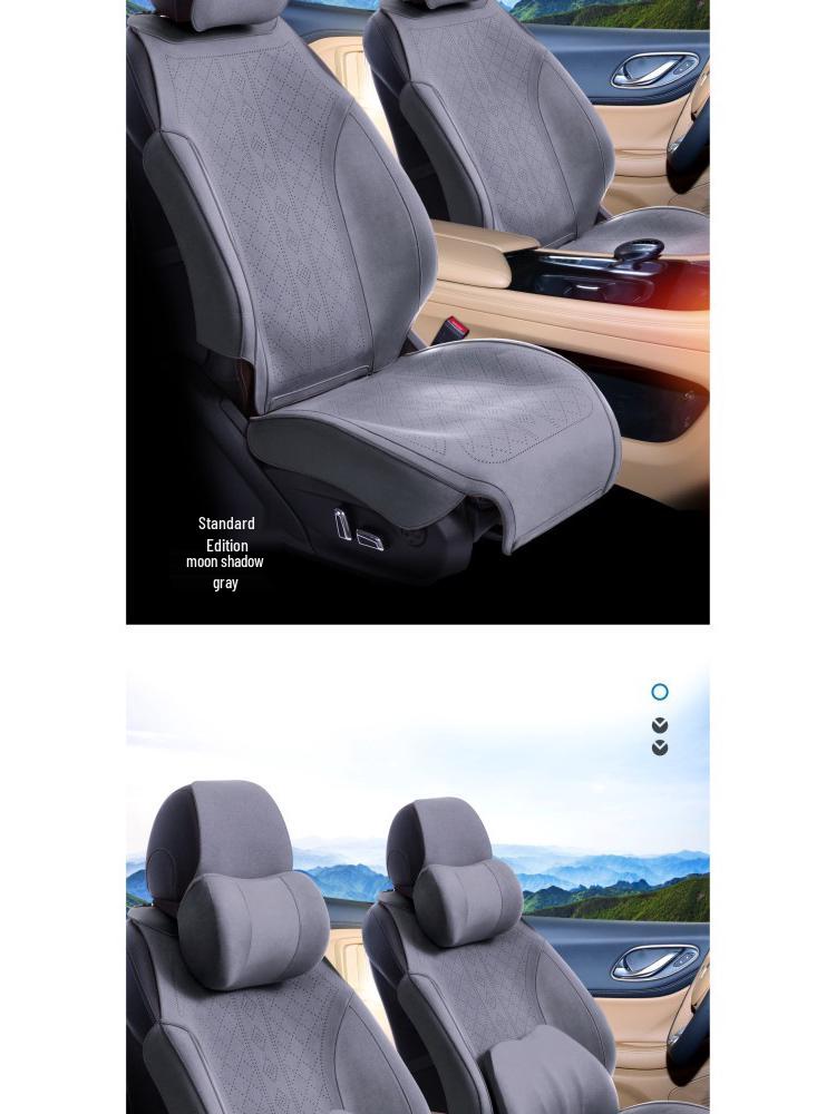Breathable, Odorless Odetta Fabric Car Seat Cushion – Universal Fit for 5-Seaters, All-Season