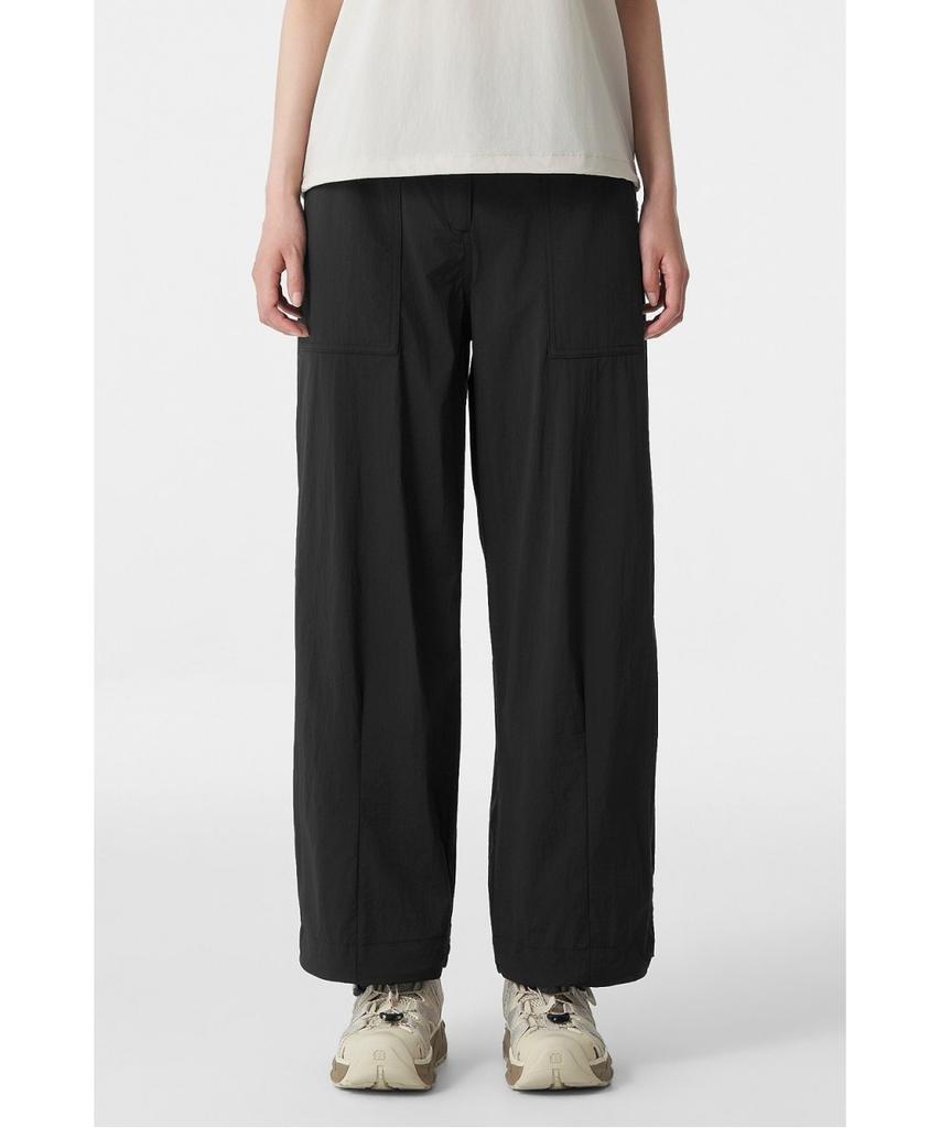 Koolongseupocheu Women'S Daypack Wide Fit Pants Tvpnm26692Blk