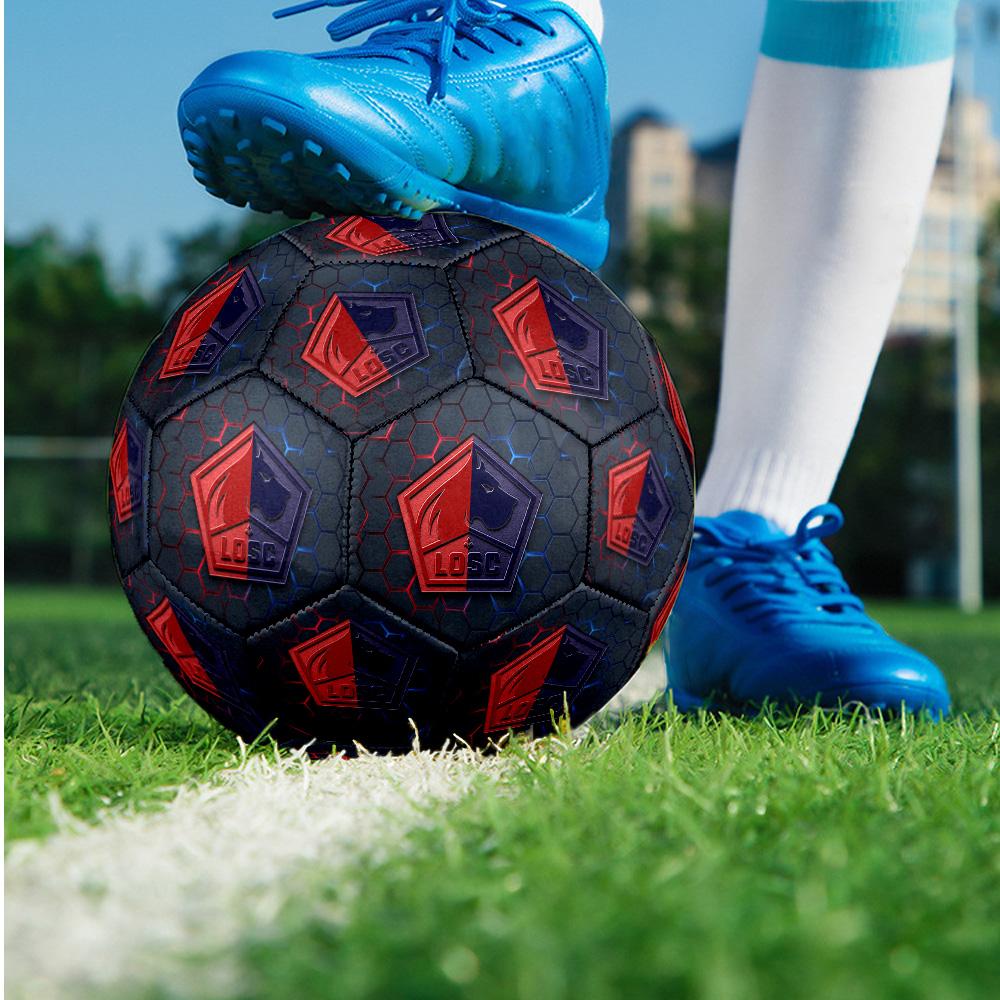 LOSC Lille FC Size 5 Standard Football Durable Training Match Soccer Ball for Adult Outdoor Sports