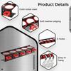 Auto Cleaning Detailing Tools Hanger 5 Holes & 5 Hanging Hooks Spray Bottle Wax Can Hanging Rack Car Detailing Organizer Holder