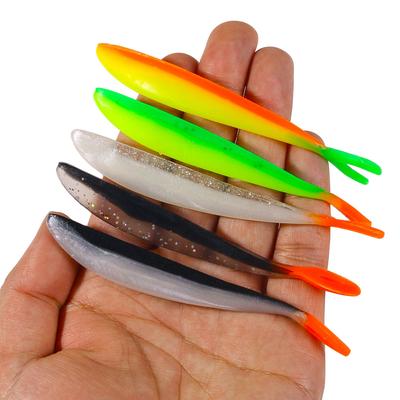 Soft Swimbait 10.5cm 3g Floating fork-Tail Fishing Lure TPR Paddle Tail Soft Lure Material Fishing Baits
