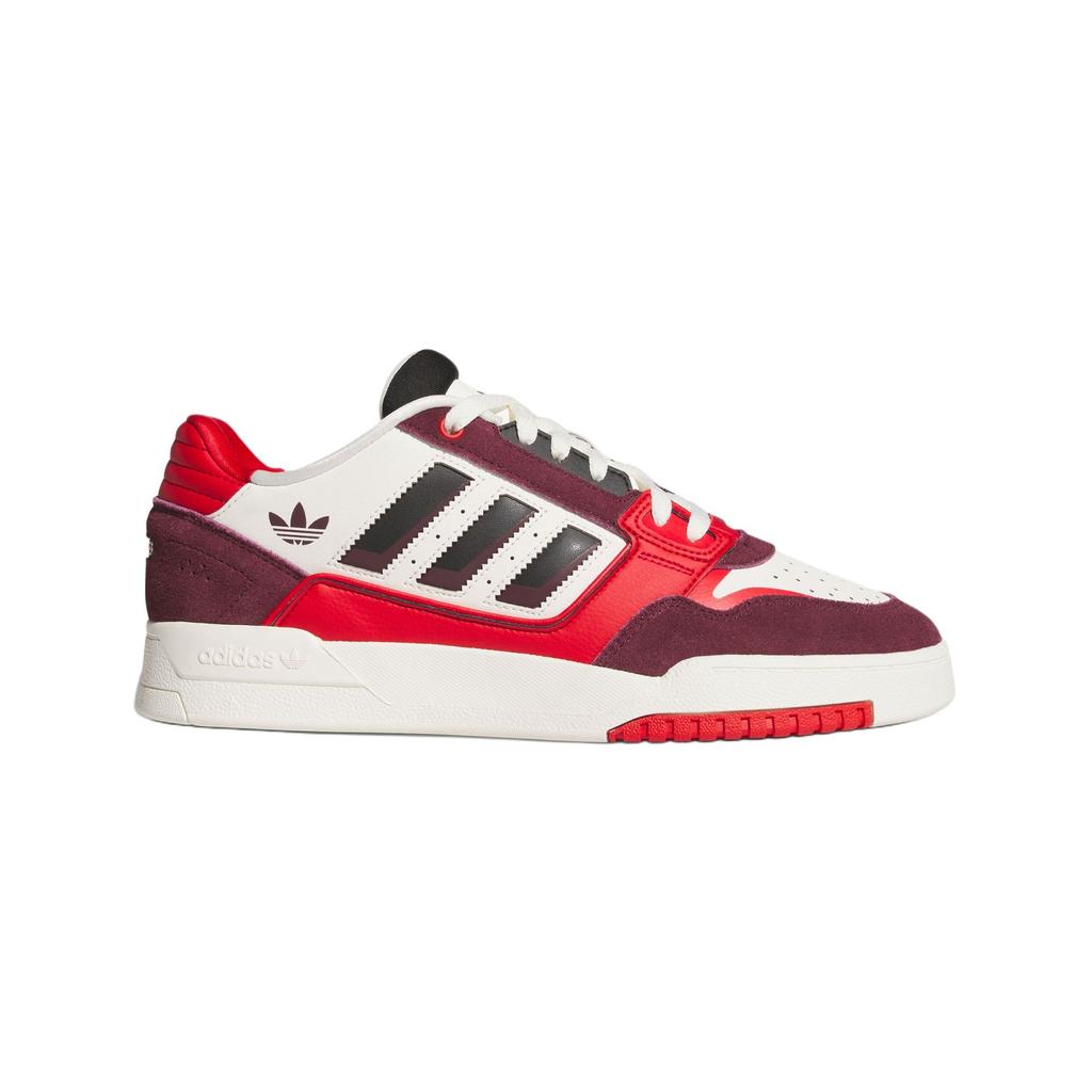 Adidas Originals Drop Step 2.0 Low top Skateboard Shoes Unisex White Red KJ1110