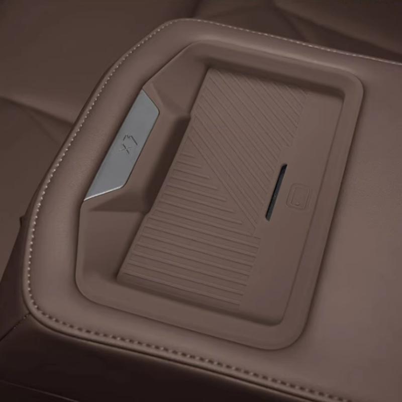 For BMW X3 G45 2025-2026 Rear Seat Wireless Charging Silicone Mat, Anti-slip Dustproof Protective Pad Car Interior Accessories