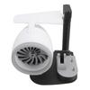 Desktop Fan with Red Tail Light Innovative Turbofan Engine Shape USB Turbo Cooling Fan Humidifier