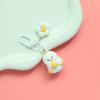 Cartoon Cute Chicken Doll Keychain Backpack Decoration Bag Pendant Charms Creative Keyring Car Key Hanging Ornaments Gifts