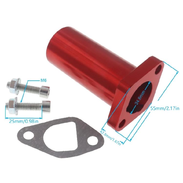 Verbessert die MotoreffizienzAnsaugkrümmer-Adapter Praktisch für Motocross-Motorräder